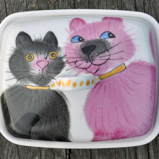 Butterdose_Emma cats_schwarz-rosa_Ambiente_Schulz HOMEWEAR