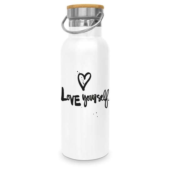 471333- Edelstahlflasche -Love Yourself- von Design at Home