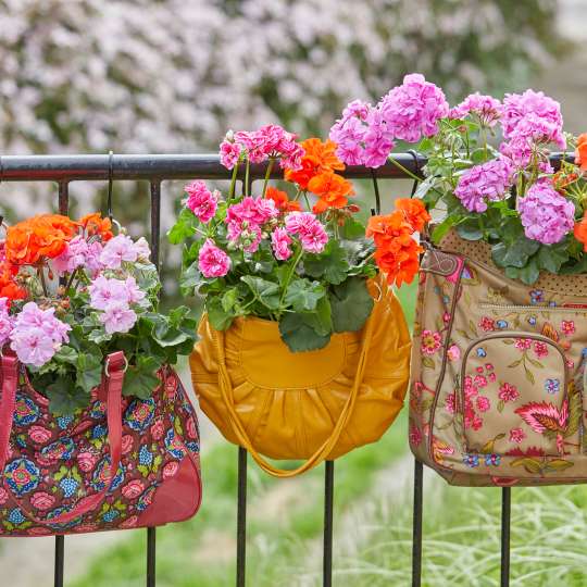 Blühende Upcycling-Ideen für Garten, Terrasse und Balkon