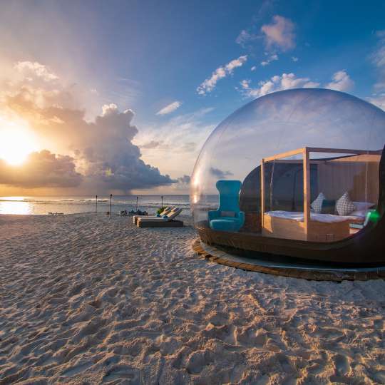 Finolhu - Beach Bubble Tent 6 (c) Seaside Finolhu Resort