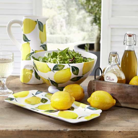 Mediterranes Flair in der Küche - Zitronen-Geschirr-Serie von formano