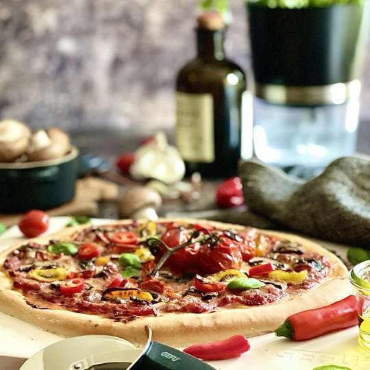 GEFU Herzhaft-vegetarische Pizza