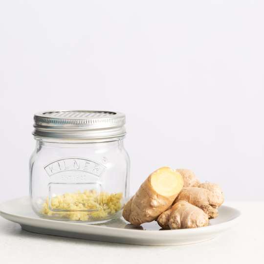 Kilner - Feinreibe mit Aufbewahrungsglas mit Ingwer