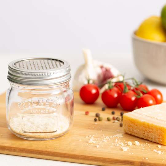 Kilner - Feinreibe mit Aufbewahrungsglas - Zutaten