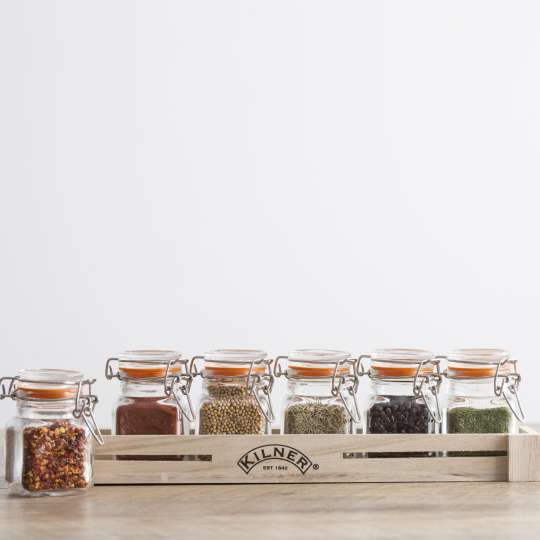 Kilner Mini Bügelverschluss Gewürzglas im 6er Set 0025.807