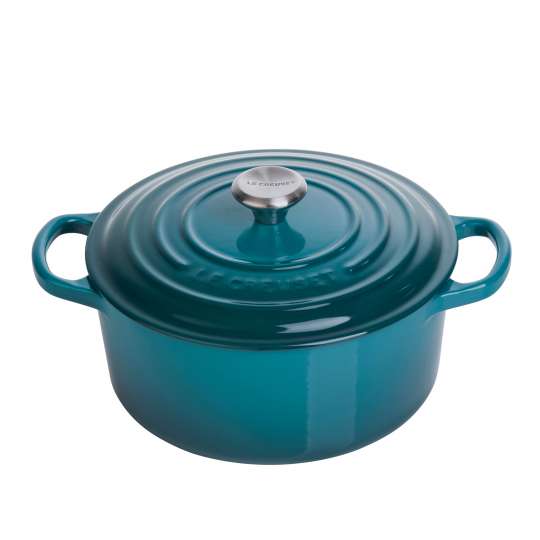 Le Creuset Bräter rund Deep Teal