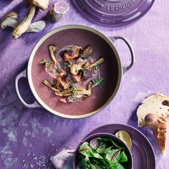 Le Creuset Kartoffelsuppe Ultra Violetter Braeter