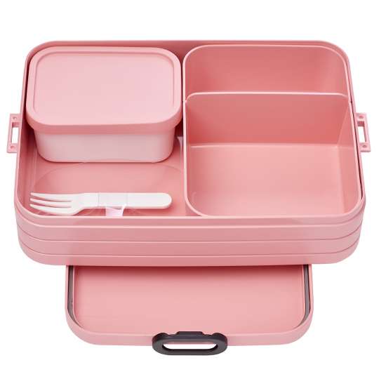 Mepal - To-Go-Range - TAB Lunchbox mit Bento-Einsatz, large nordic pink