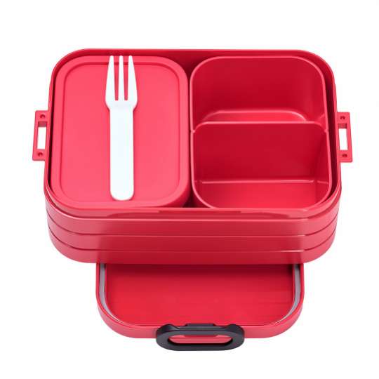 Mepal - To-Go-Range - TAB Lunchbox mit Bento-Einsatz, midi red