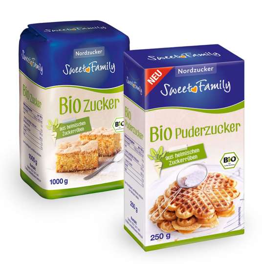 Bio Puderzucker und Bio Zucker