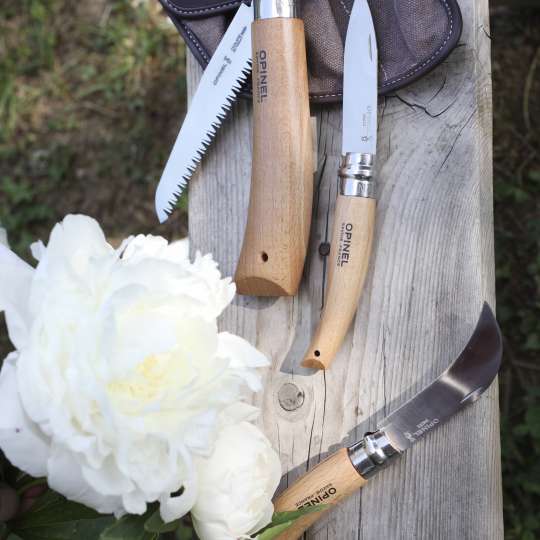  Opinel Gartenmesser Nr. 08 und Säge Nr. 12