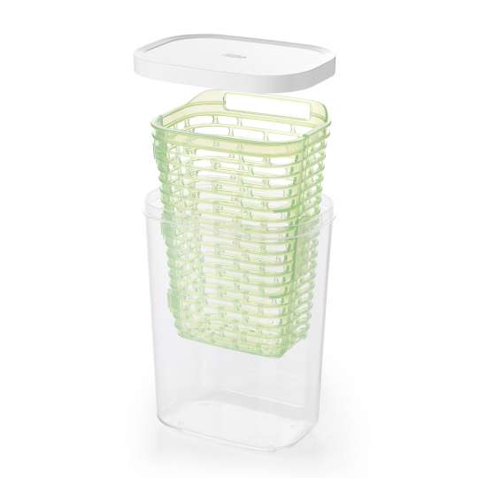 OXO GreenSaver Frischhaltebox für Kräuter groß 2,7 L Einzelteile