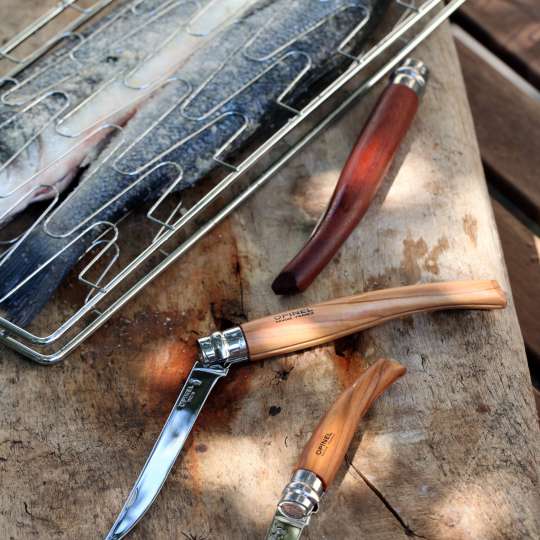 Fisch mit drei Slim-Line Messer
