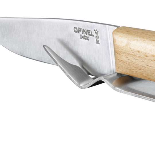 Opinel Käsemesser Set mit Gabel aus rostfreiem Edelstahl 