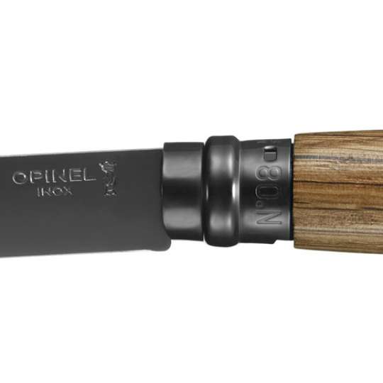 Opinel Messer No 08 Black Edition Eiche