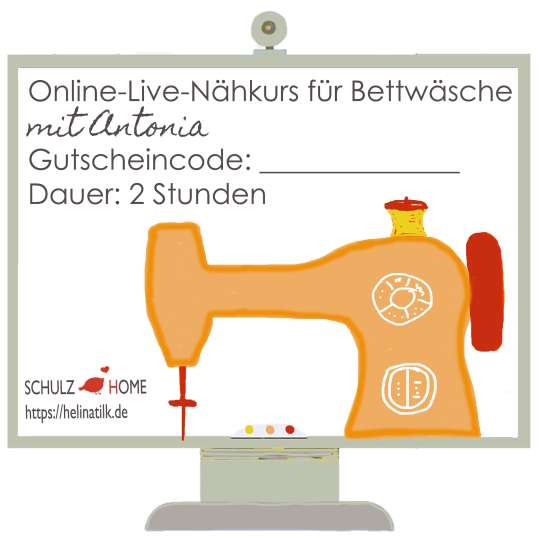 Schulz HOMEWEAR - Gutschein für Online-Nähkurs 