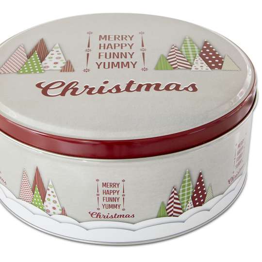 Staedter  Gebäckdose Yummy Christmas – Rund 710009