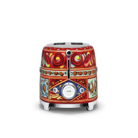 Smeg / 2-Scheiben Toaster im Dolce & Gabbana Design „Sicily is my Love“ 