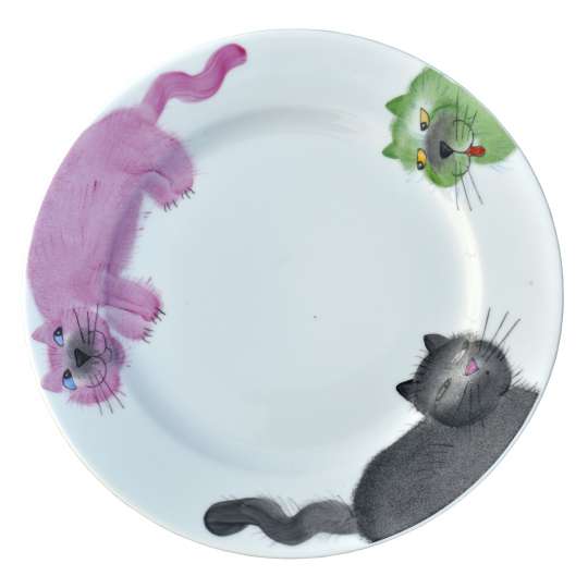 Teller 26cm_Emma cats_Schulz HOMEWEAR