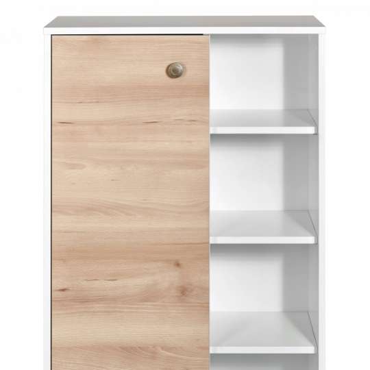 Tom Tailor Home Westcoast Wood White Highboard mit Tür & Fächern