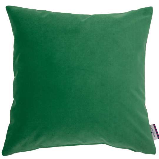 Tom Tailor Home Velvet Linen Pad Kissenhülle Doubleface grün 