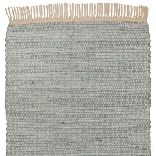 Tom Tailor Home Cotton Colors flacher Teppich grau-beige