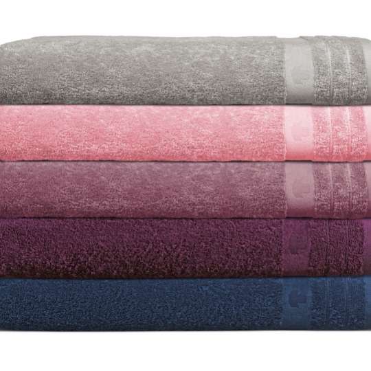 Tom Tailor Basic Towel, rosa / grau