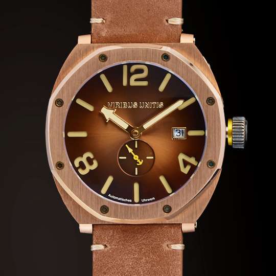 Bronze Watches - werthaltig und stylish! von VIRIBUS UNITIS 