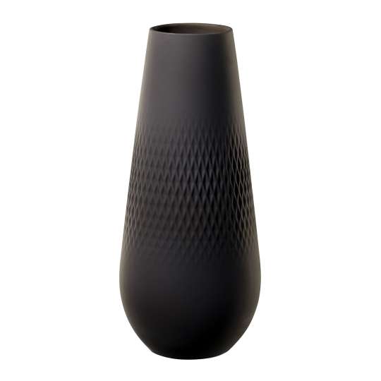 Villeroy & Boch: Manufacture Collier Vase schwarz 1016825515