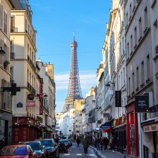 Aussicht Eiffelturm (c) Hôtel Le Pavillon