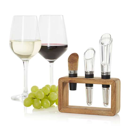 NEU! Der AdHoc-Weinausgießer VINE und der Weinbelüfter  Airovin erhöhen den Weingenuss