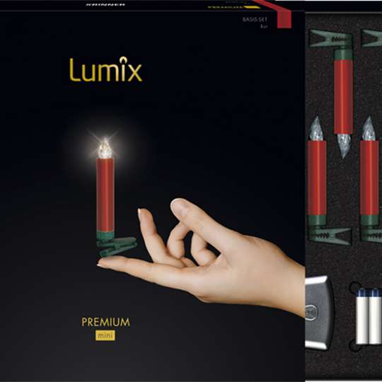 Krinner Lumix Premium Christbaumkerzen Basis-Set