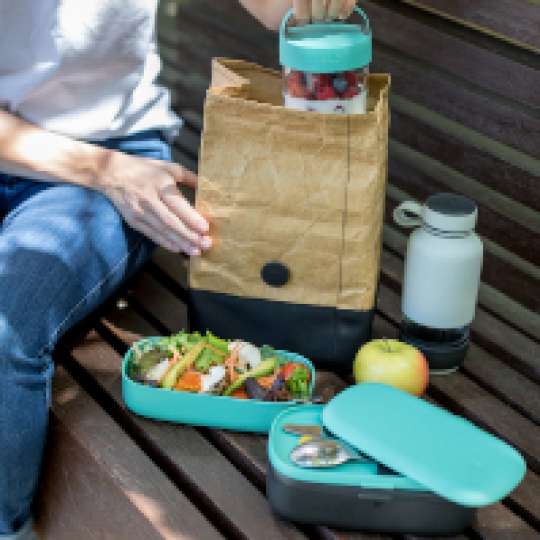 Lunchbag, 2-in-one Lunchbag und To-Go-Tasse von Lékué