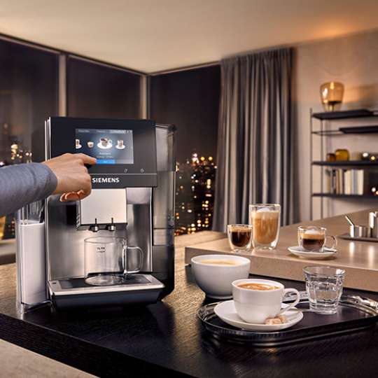 Kaffeemaschine mit Display