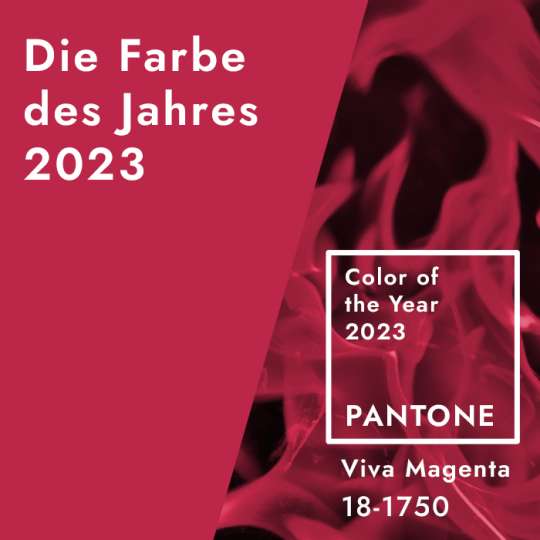 Die neue Farbe des Jahres: Viva Magenta – Pantone-Farbe 2023! 
