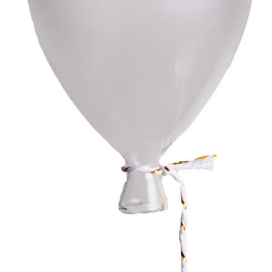 Räder: Poesien auf Glas / Luftballon weiß